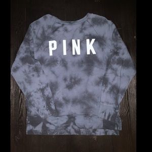PINK Bluish-Grey and Black Sweatshirt